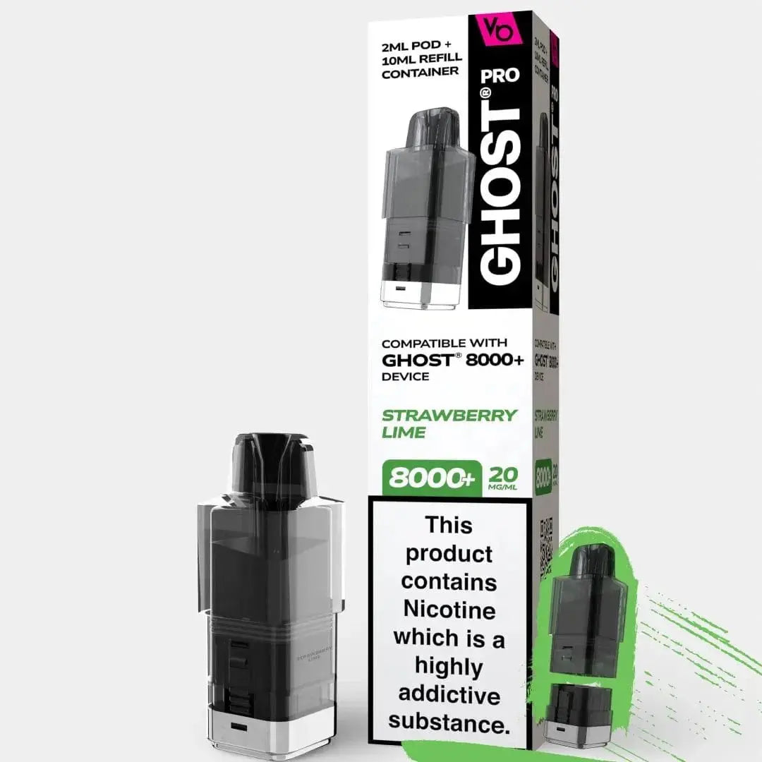 Vapes Bar Ghost Pro 8000+ Prefilled Replacement Pods Vape At Door