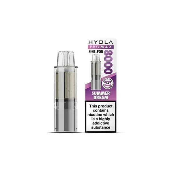 Hyola Pro Max 8000 Refill Pods Vape At Door