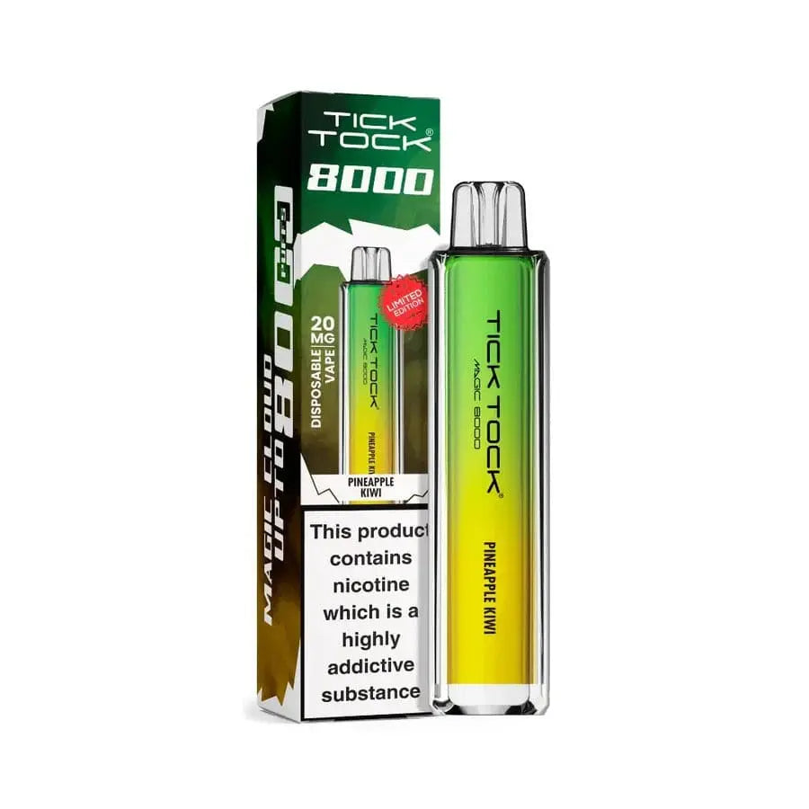 Tick Tock Magic 8000 Puffs PINEAPPLE KIWI