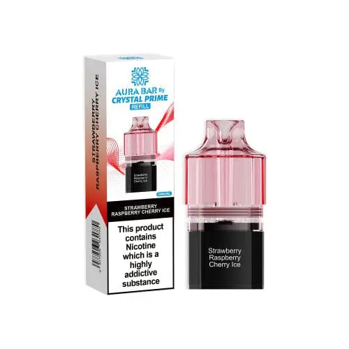 Crystal Prime Aura bar 10k Replacement Prefilled Pods Vape At Door