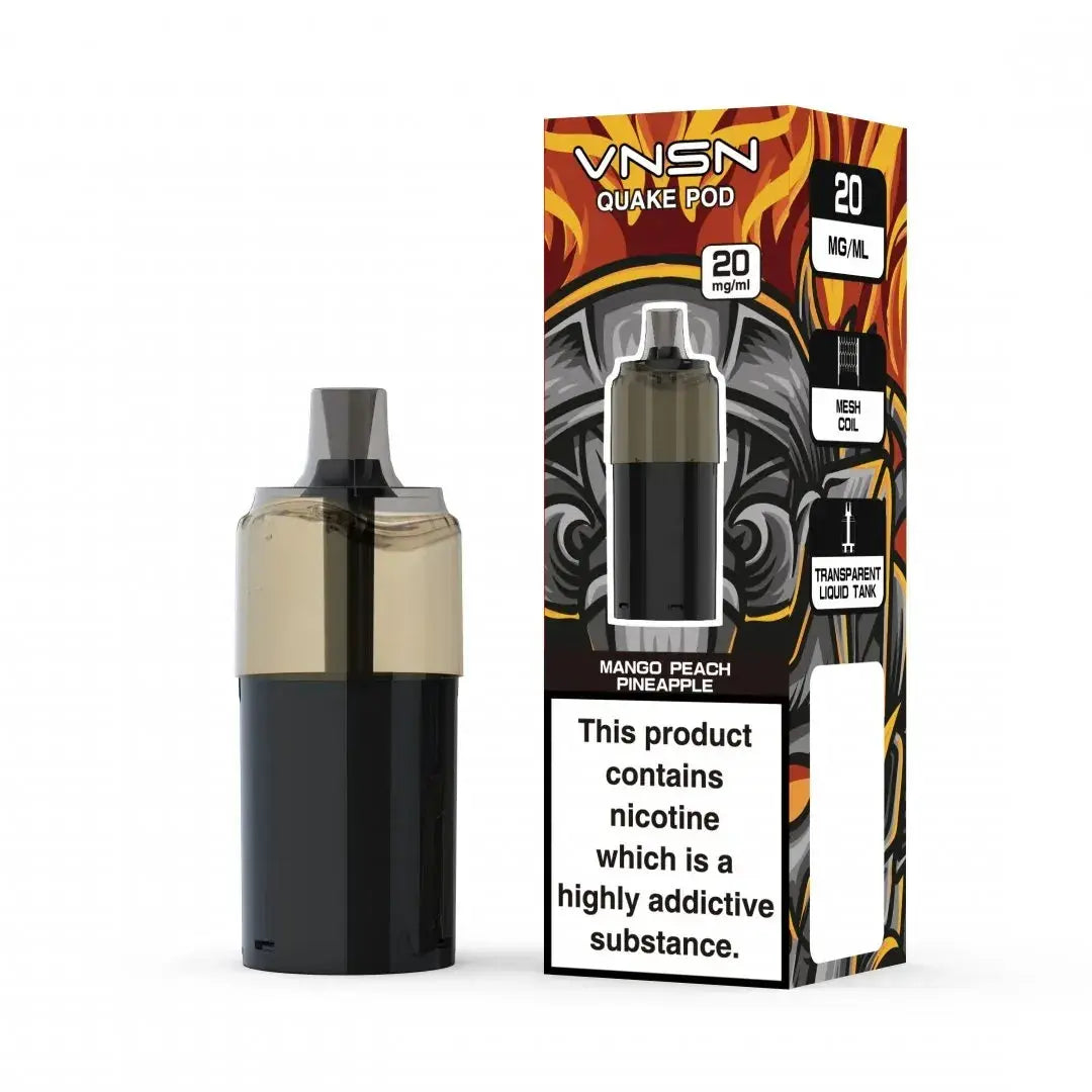 VNSN Quake 10000 Puffs Refill Pods Vape At Door