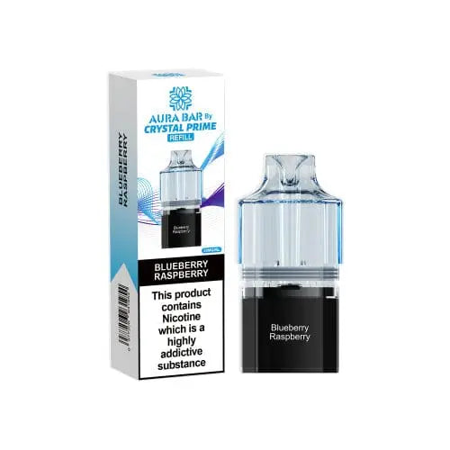 Crystal Prime Aura bar 10k Replacement Prefilled Pods Vape At Door
