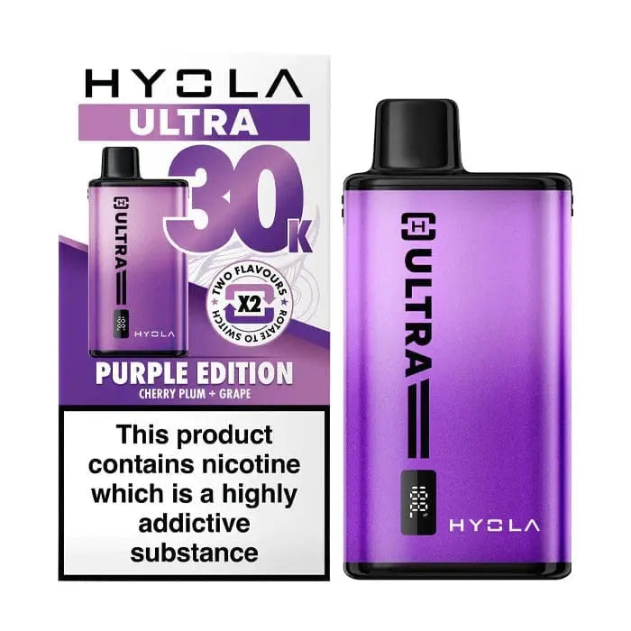 Hyola Ultra 30K Dual-Flavour Prefilled Pod Kit – 30,000 Puffs, LED Display & Mesh Coil Vape At Door