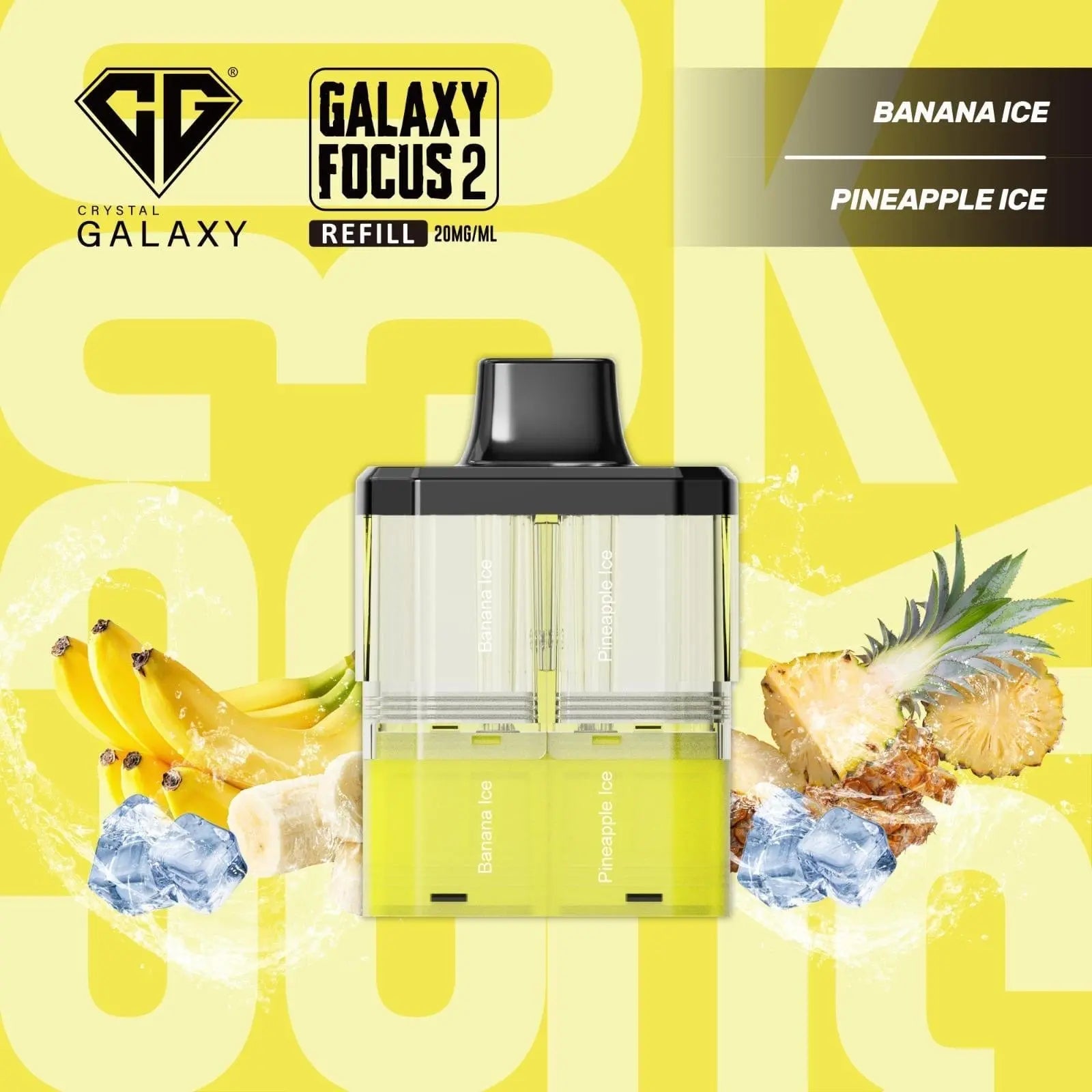 Crystal Galaxy Focus 2 30K Puffs Prefilled Replacement Pods Vape At Door