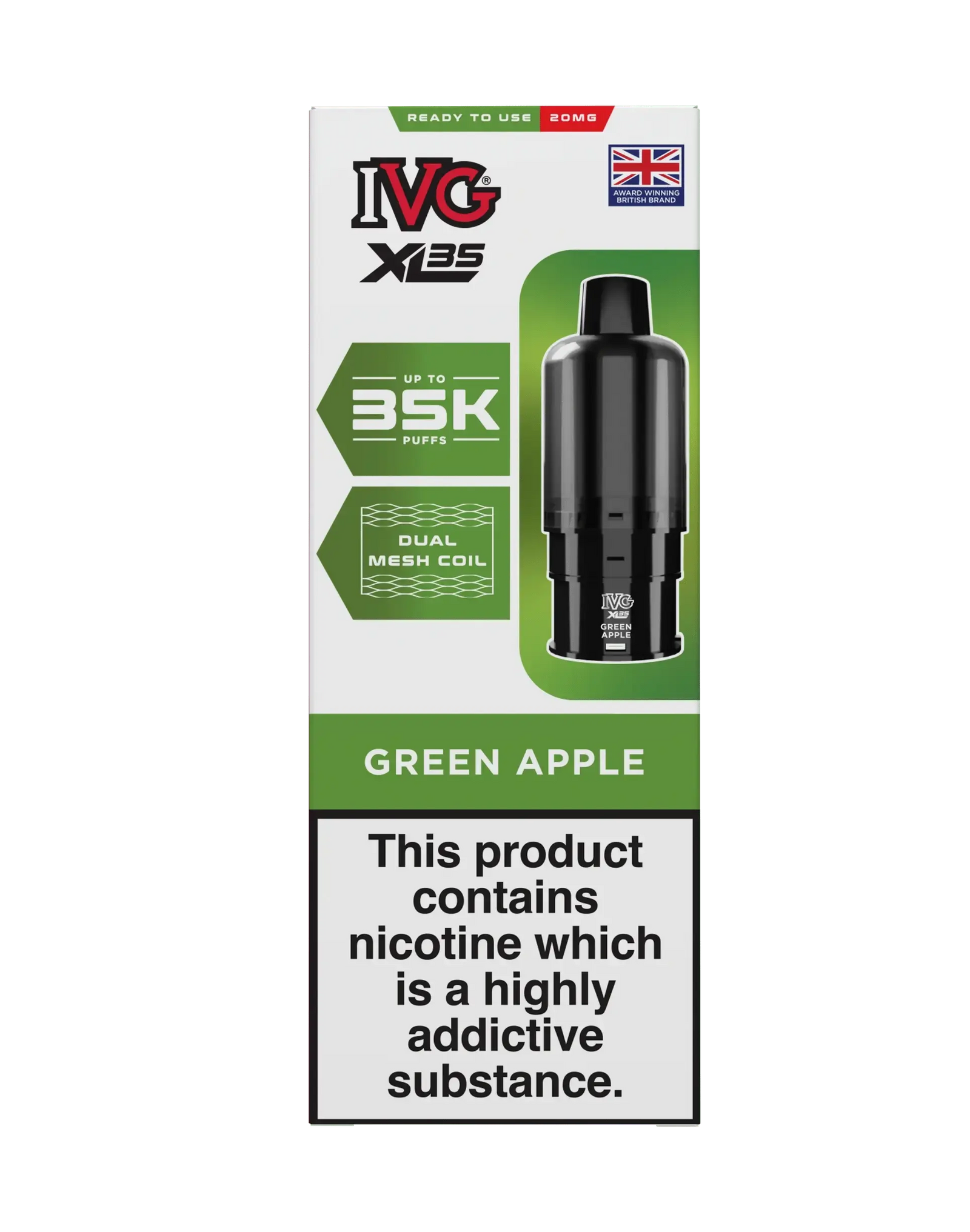 IVG XL 35K Prefilled Replacement Pods IVG