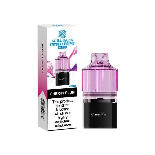 Crystal Prime Aura bar 10k Replacement Prefilled Pods Vape At Door