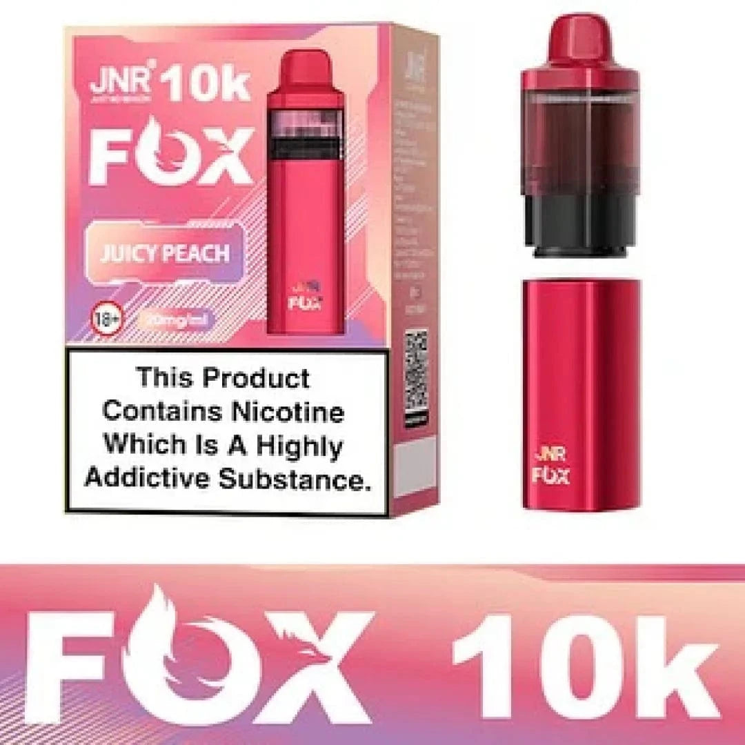 JUICY PEACH JNR Fox 10K Puffs
