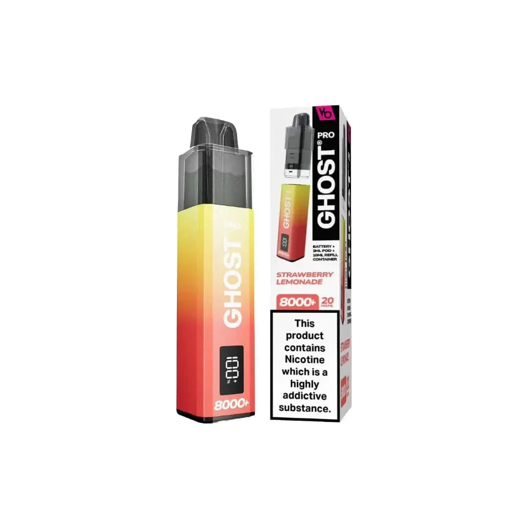 GHOST PRO 8000 VAPE STRAWBERRY LEMONADE