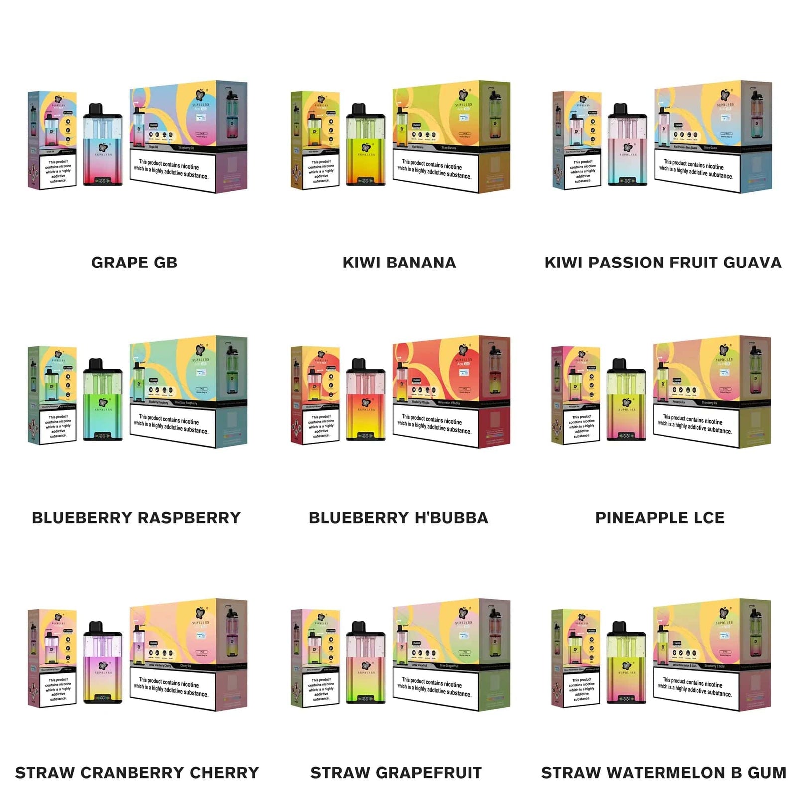 Supbliss Ace 40K Prefilled Pod Vape Kit