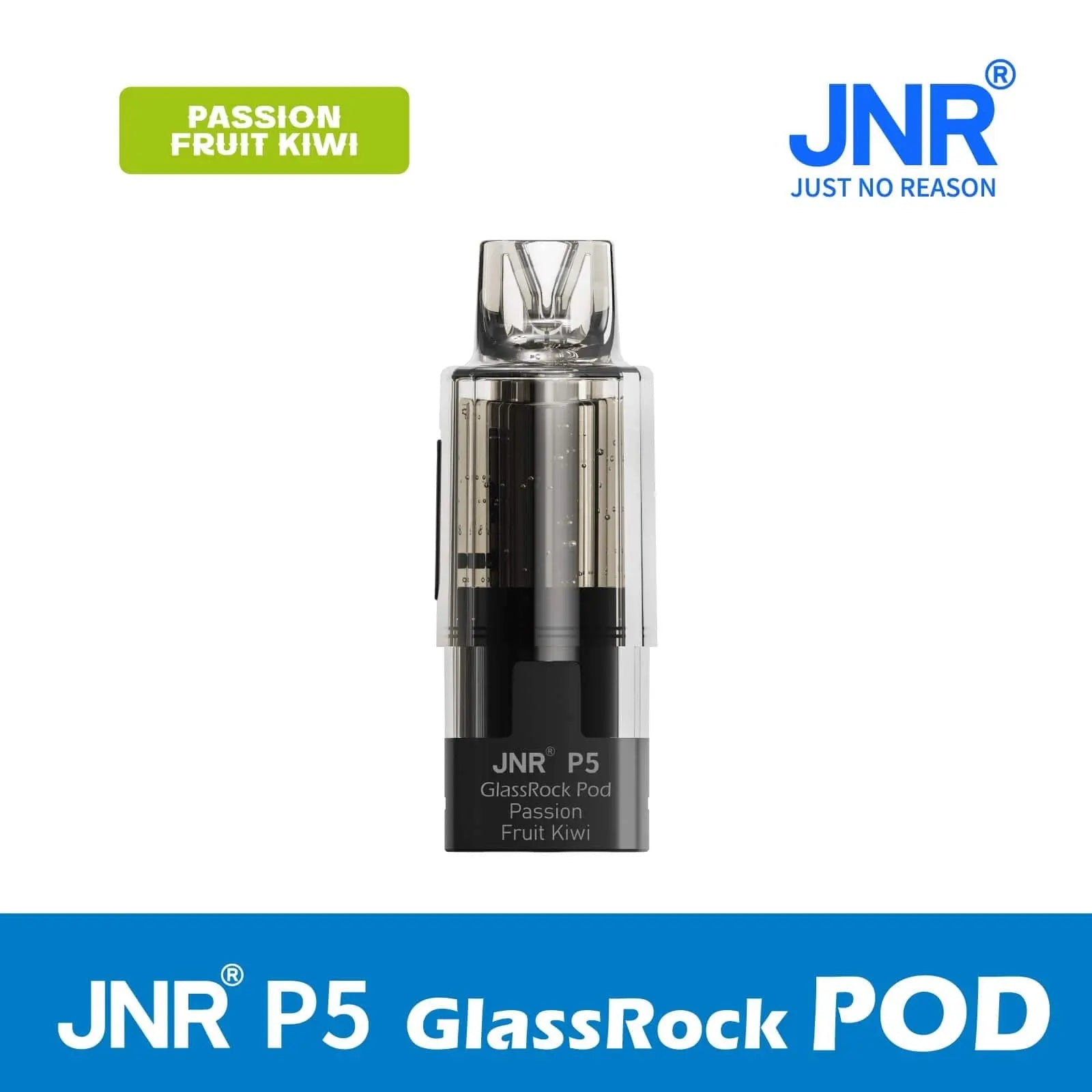JNR P5 Glassrock Prefilled Pods with Refill Containers Vape At Door