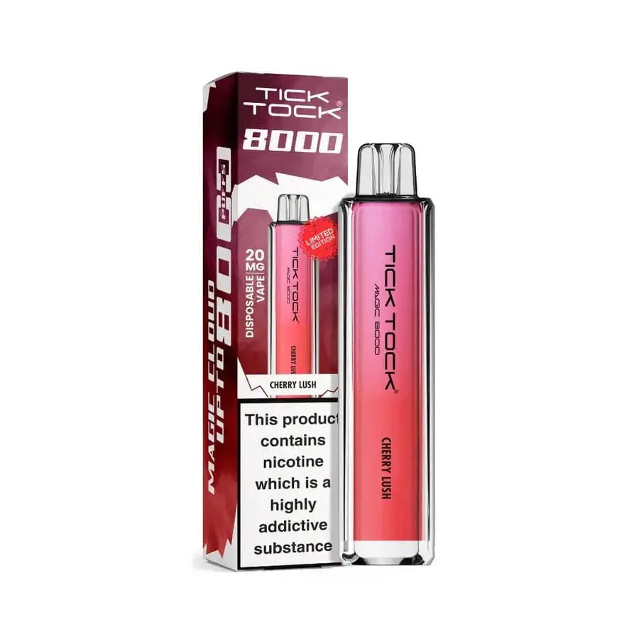 Tick Tock Magic 8000 Puffs CHERRY LUSH