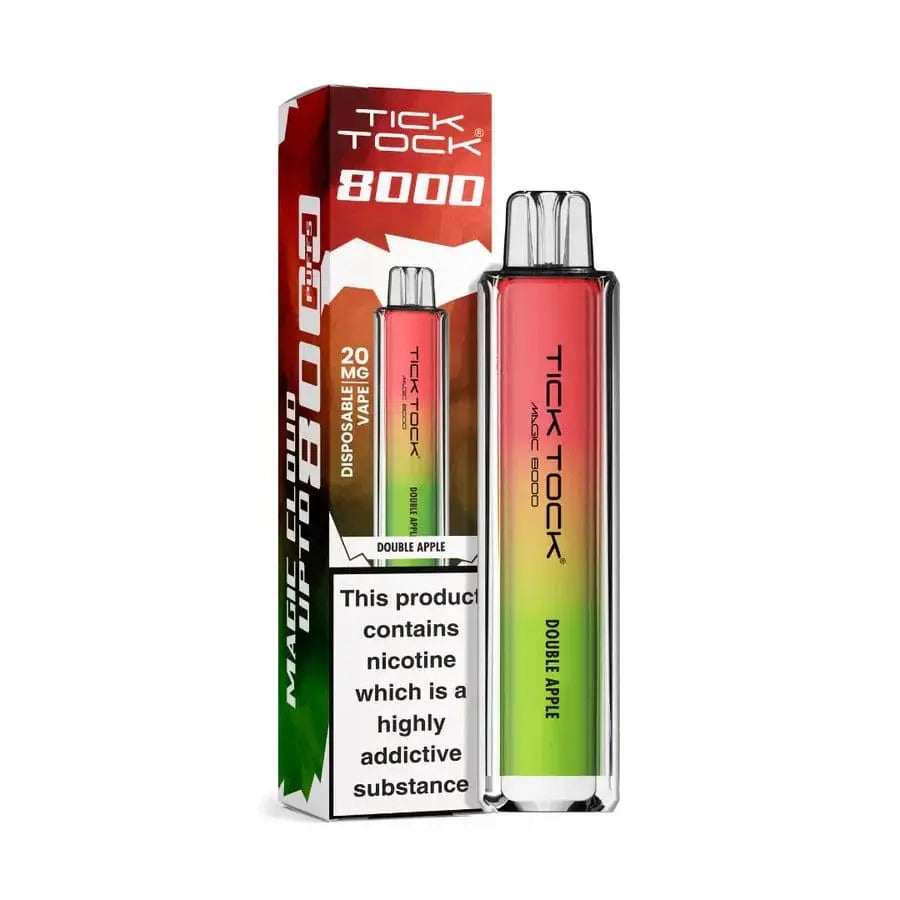 DOUBLE APPLE Tick Tock Magic 8000 Puffs