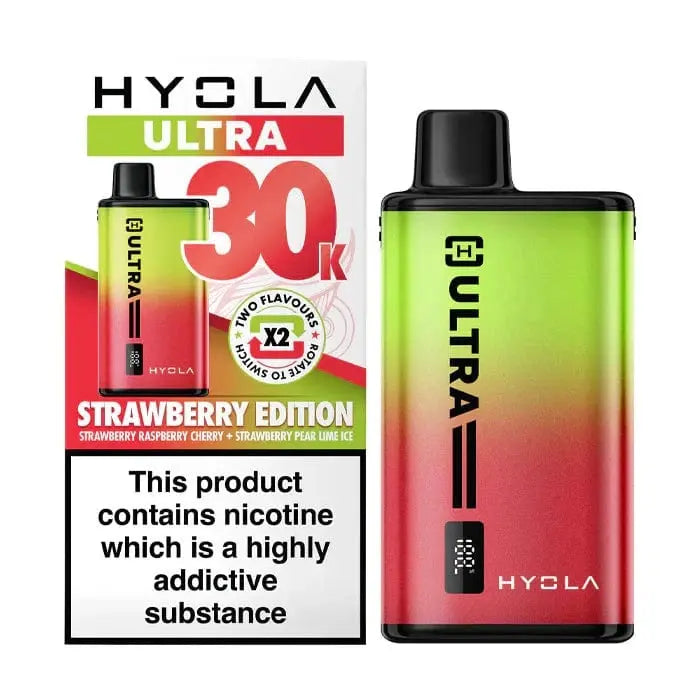Hyola Ultra 30K Dual-Flavour Prefilled Pod Kit – 30,000 Puffs, LED Display & Mesh Coil Vape At Door