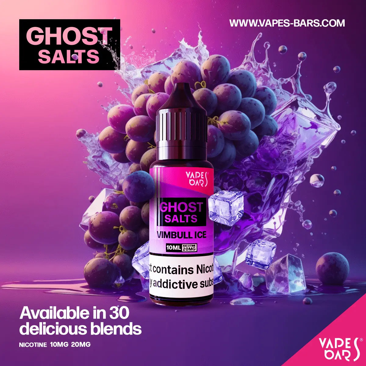 VB Ghost Salts E-Liquid 10 and 20 mg in 10ml VB