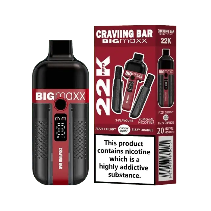 Craving Bar Big Maxx 22k Prefilled Pod Vape Kit Vape At Door