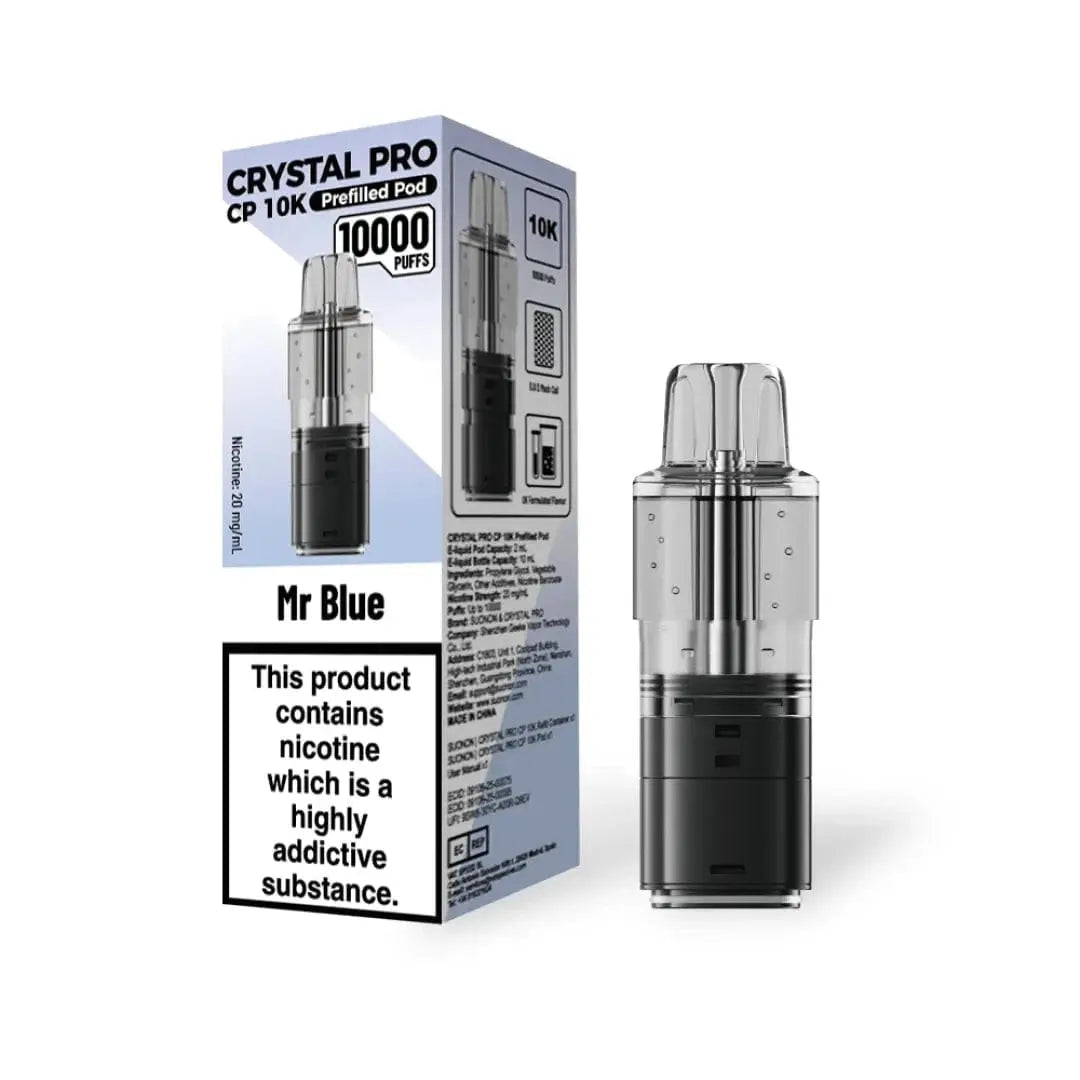 Crystal Pro CP 10K Prefilled Replacement Pods Vape At Door