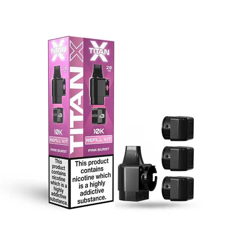 Titan X 10K Replacement Prefilled Pods Vape At Door
