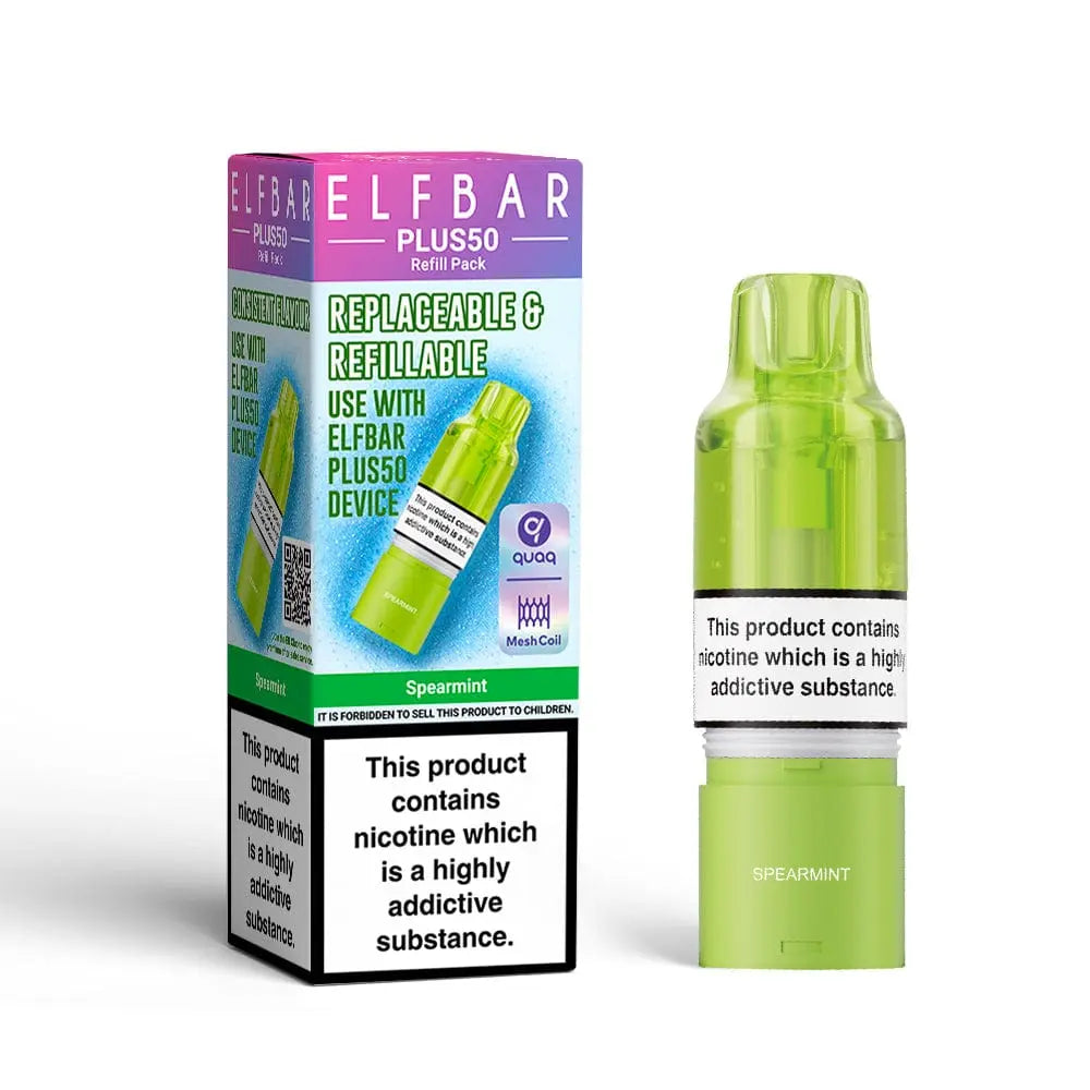 ElfBar Plus50 Replacement Prefilled Pods Vape At Door