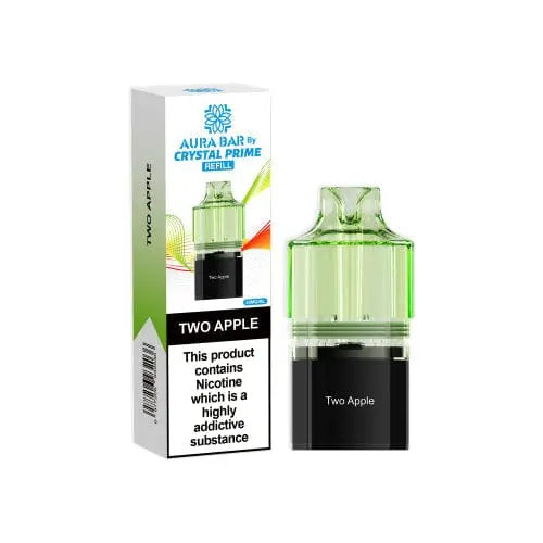 Crystal Prime Aura bar 10k Replacement Prefilled Pods Vape At Door