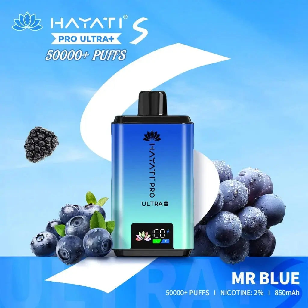 Hayati Pro Ultra Plus S 50000 Puffs Prefilled Vape Kit Vape At Door