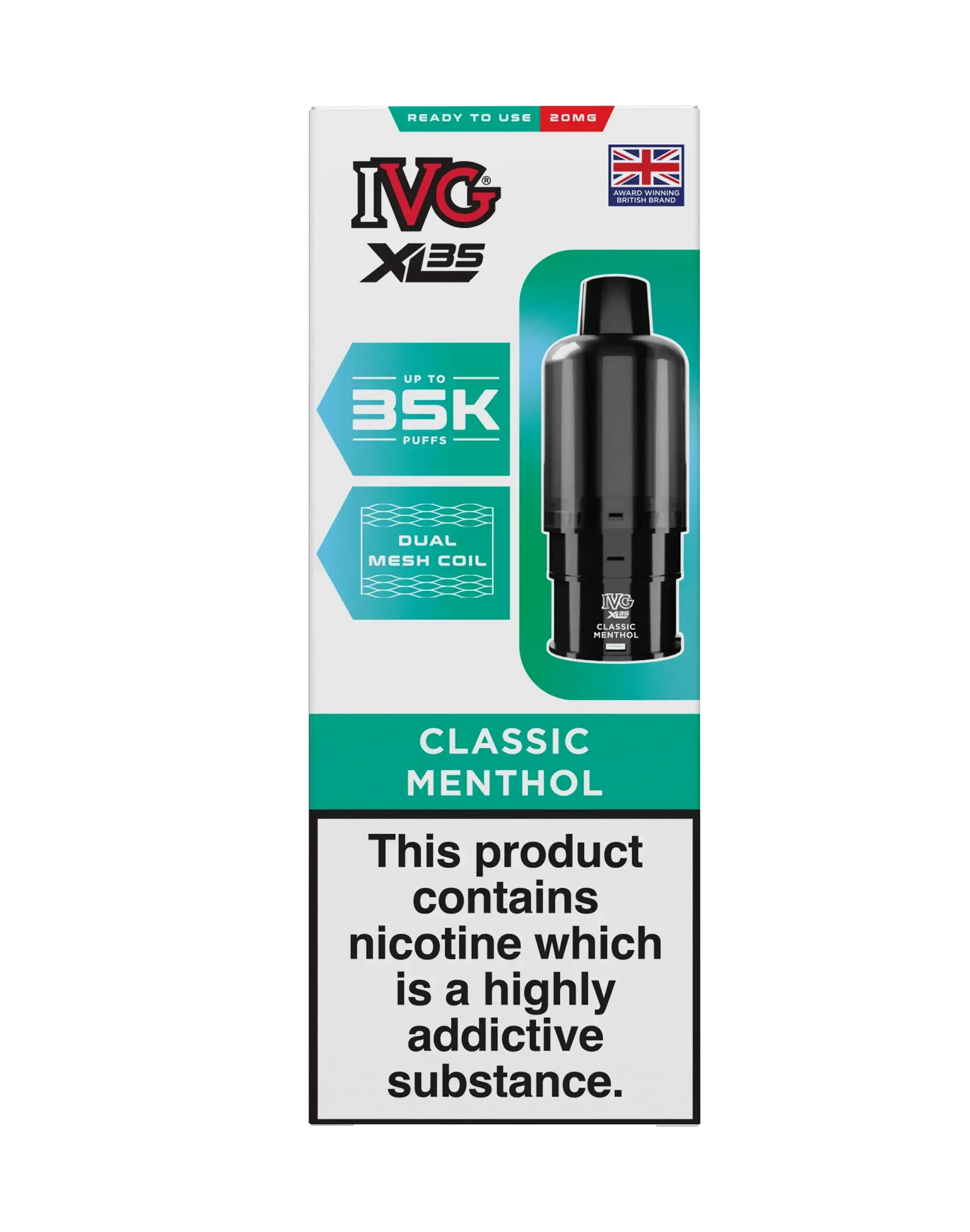 IVG XL 35K Prefilled Replacement Pods IVG