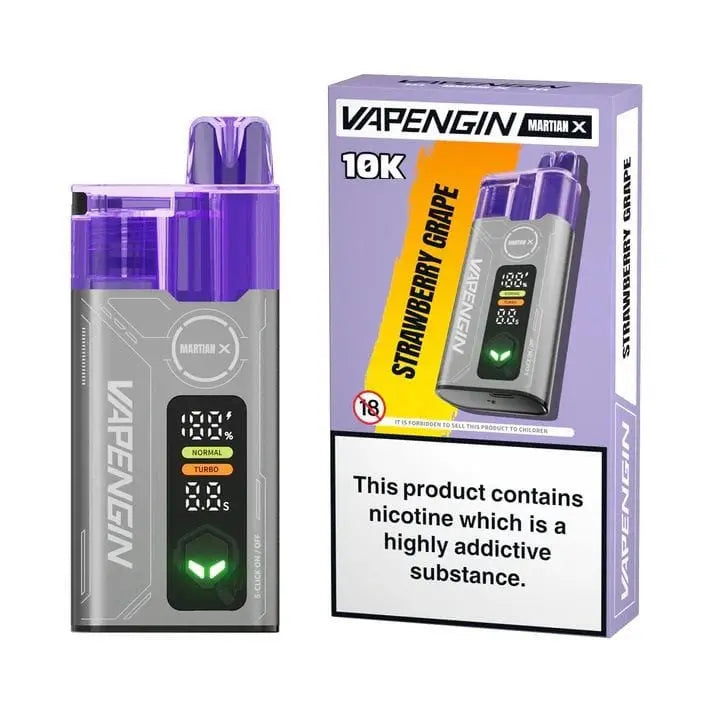 VAPENGIN MARTIAN X 10000 Prefilled Pod Kit Vape At Door