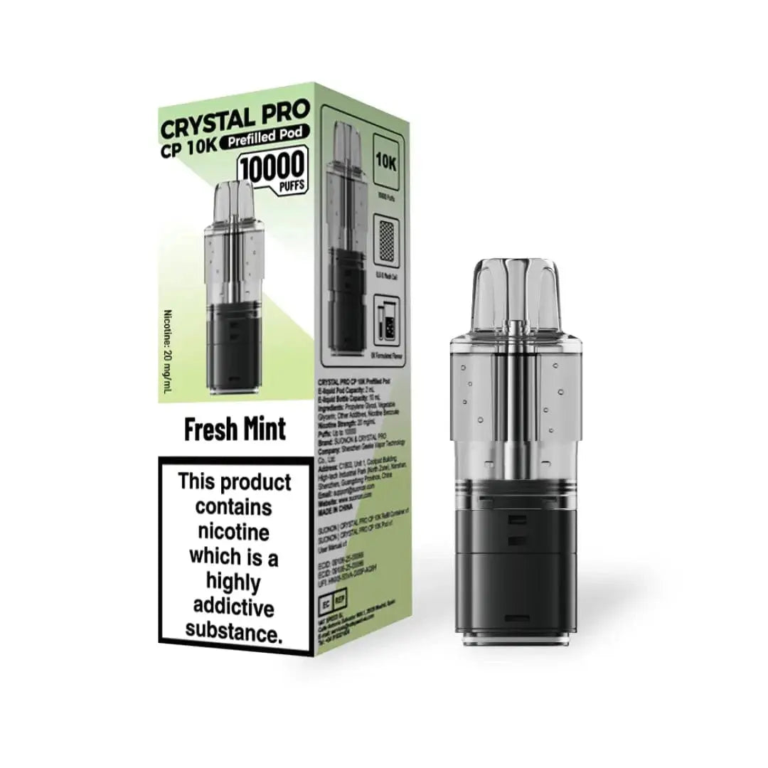 Crystal Pro CP 10K Prefilled Replacement Pods Vape At Door