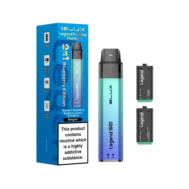 Elux Legend 1500 Puffs 2 in 1 Pod Vape Kit Elux