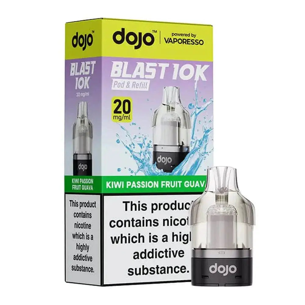 Vaporesso Dojo Blast 10K/30k Prefilled Replacement Pods Vape At Door