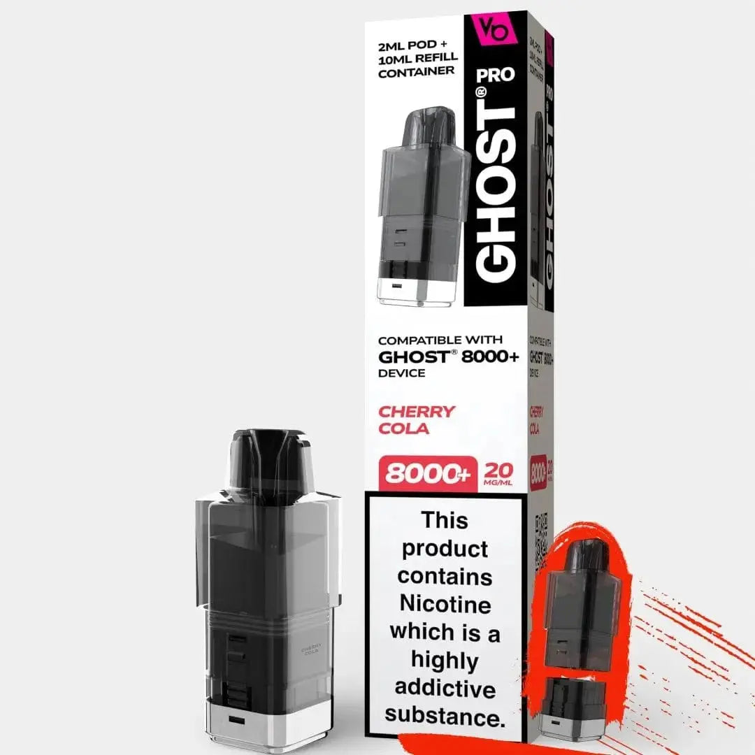 Vapes Bar Ghost Pro 8000+ Prefilled Replacement Pods Vape At Door