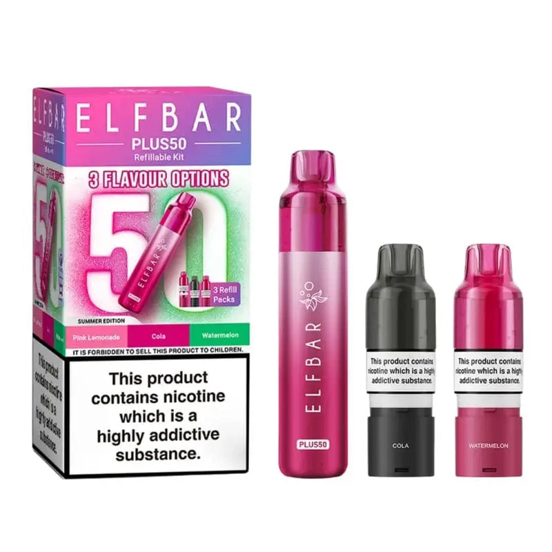 ElfBar Plus50 50k Prefilled Pod Vape Kit Vape At Door
