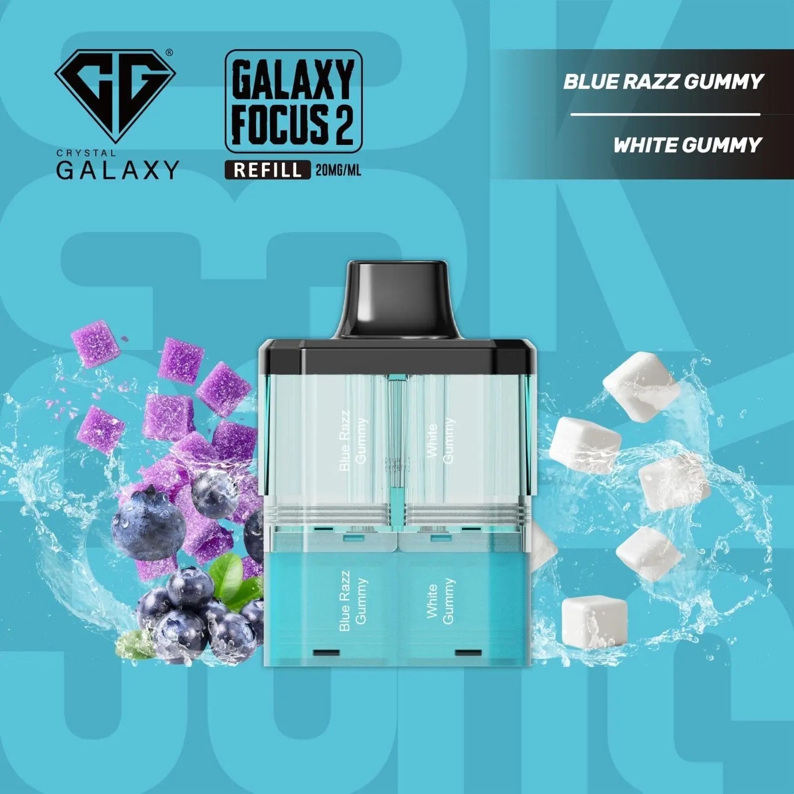 Crystal Galaxy Focus 2 30K Puffs Prefilled Replacement Pods Vape At Door