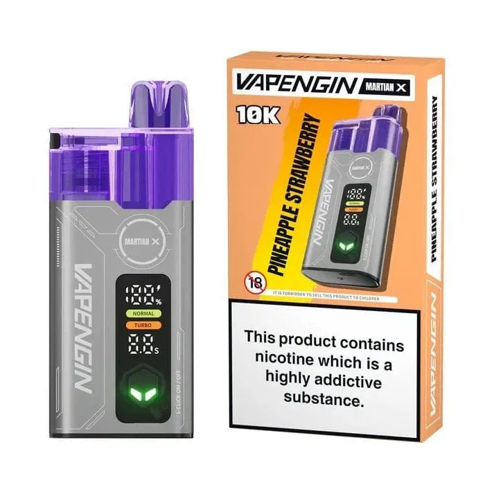 VAPENGIN MARTIAN X 10000 Prefilled Pod Kit Vape At Door