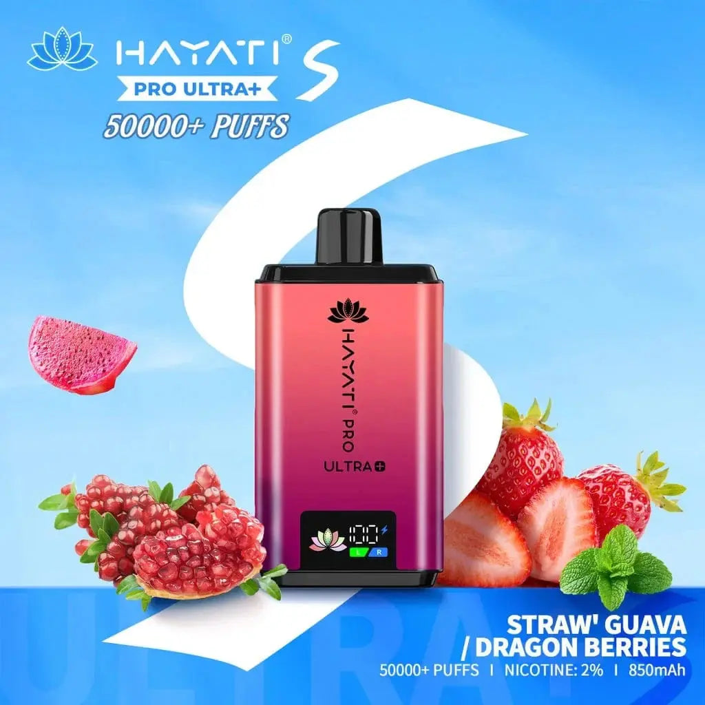 Hayati Pro Ultra Plus S 50000 Puffs Prefilled Vape Kit Vape At Door