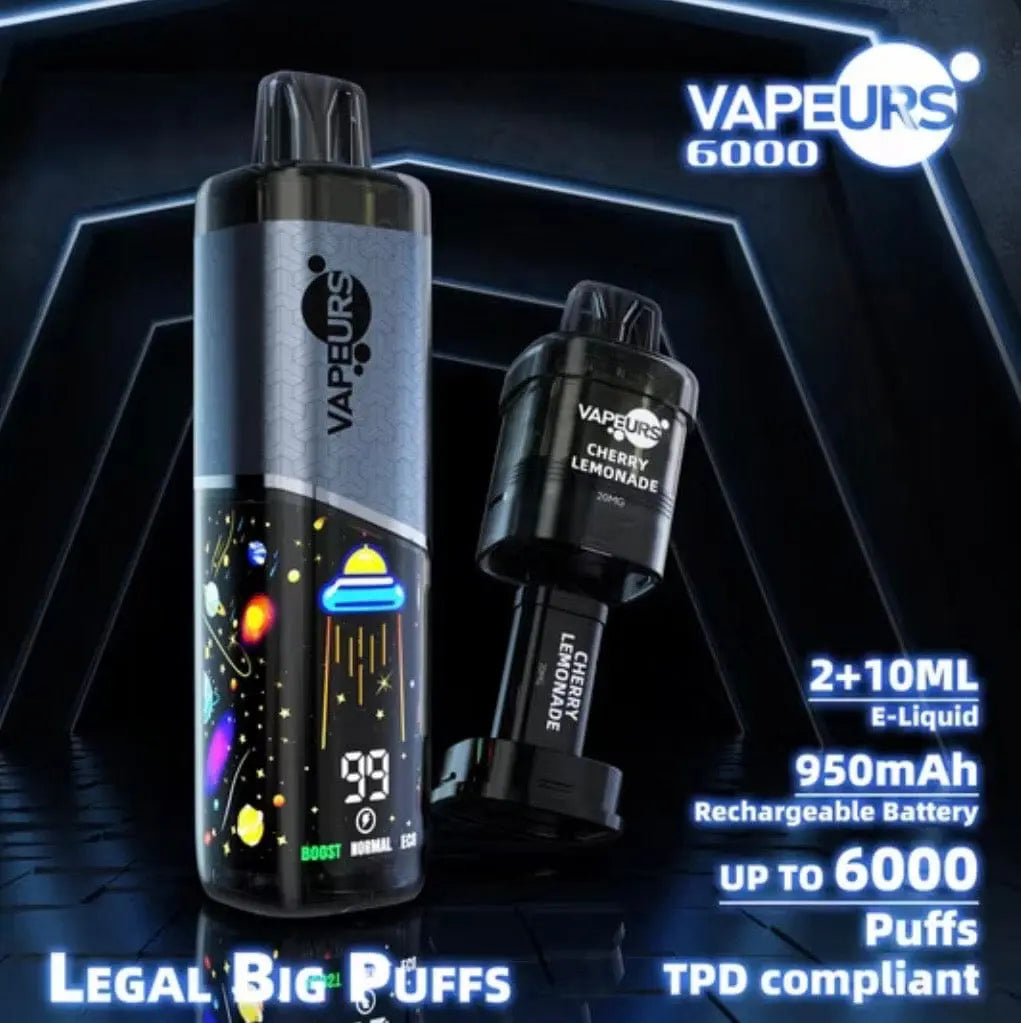 Vapeurs 6000 Puffs Prefilled Pod Kit Vape At Door