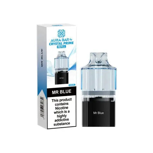 Crystal Prime Aura bar 10k Replacement Prefilled Pods Vape At Door