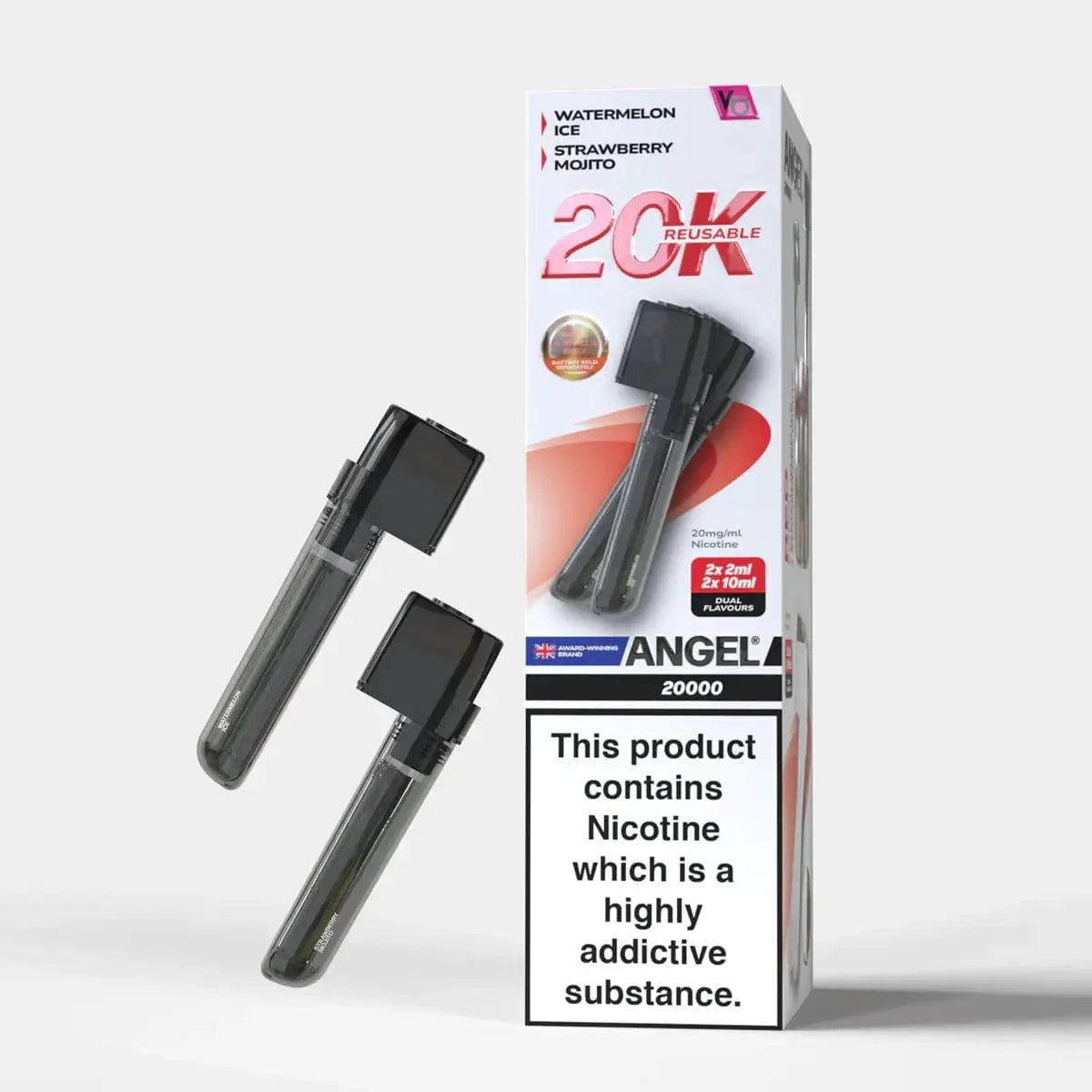 Vape Bars Angel 20k Replacement Pods (20,000 Puffs) Box of 10 Vape At Door