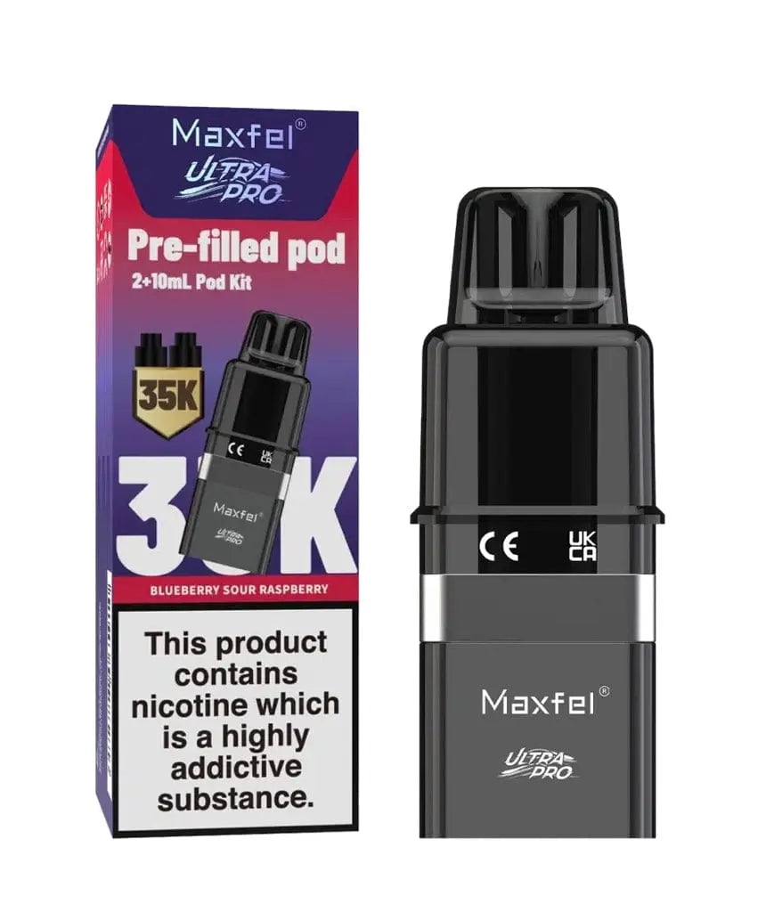 Maxfel Ultra Pro 35K Replacement Prefilled Pods Vape At Door