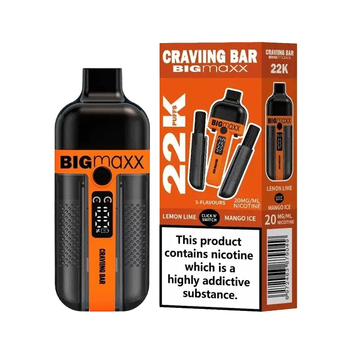 Craving Bar Big Maxx 22k Prefilled Pod Vape Kit Vape At Door