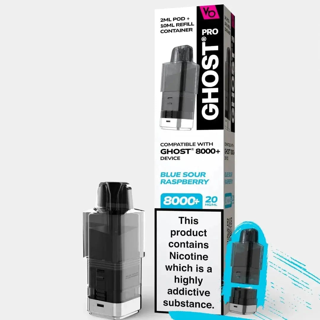Vapes Bar Ghost Pro 8000+ Prefilled Replacement Pods Vape At Door