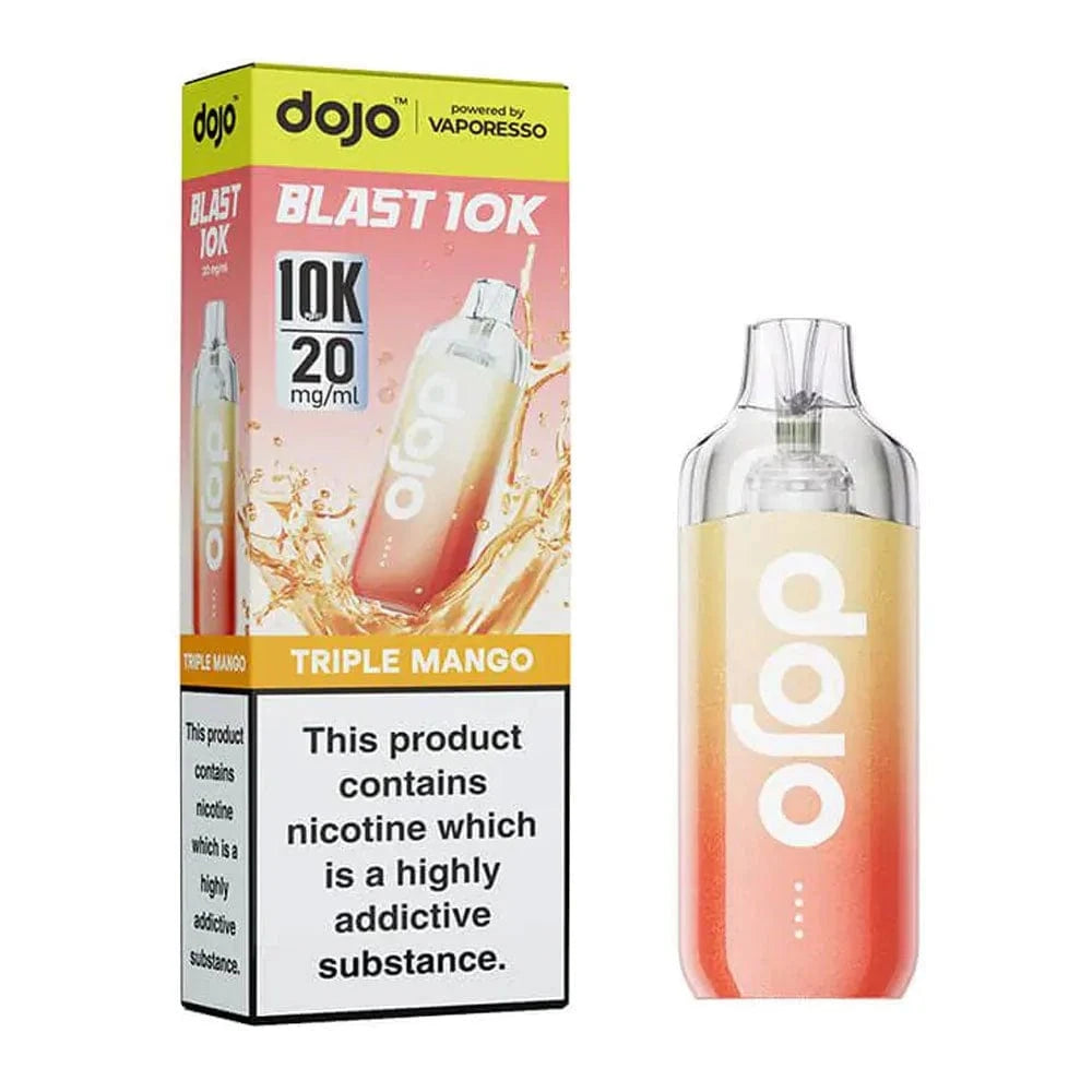 dojo Blast 10K vape device triple mango flavor