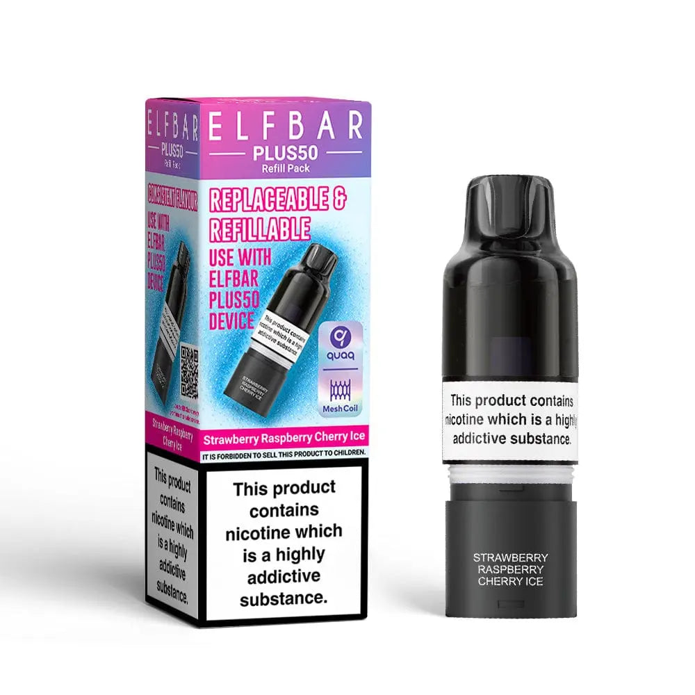 ElfBar Plus50 Replacement Prefilled Pods Vape At Door