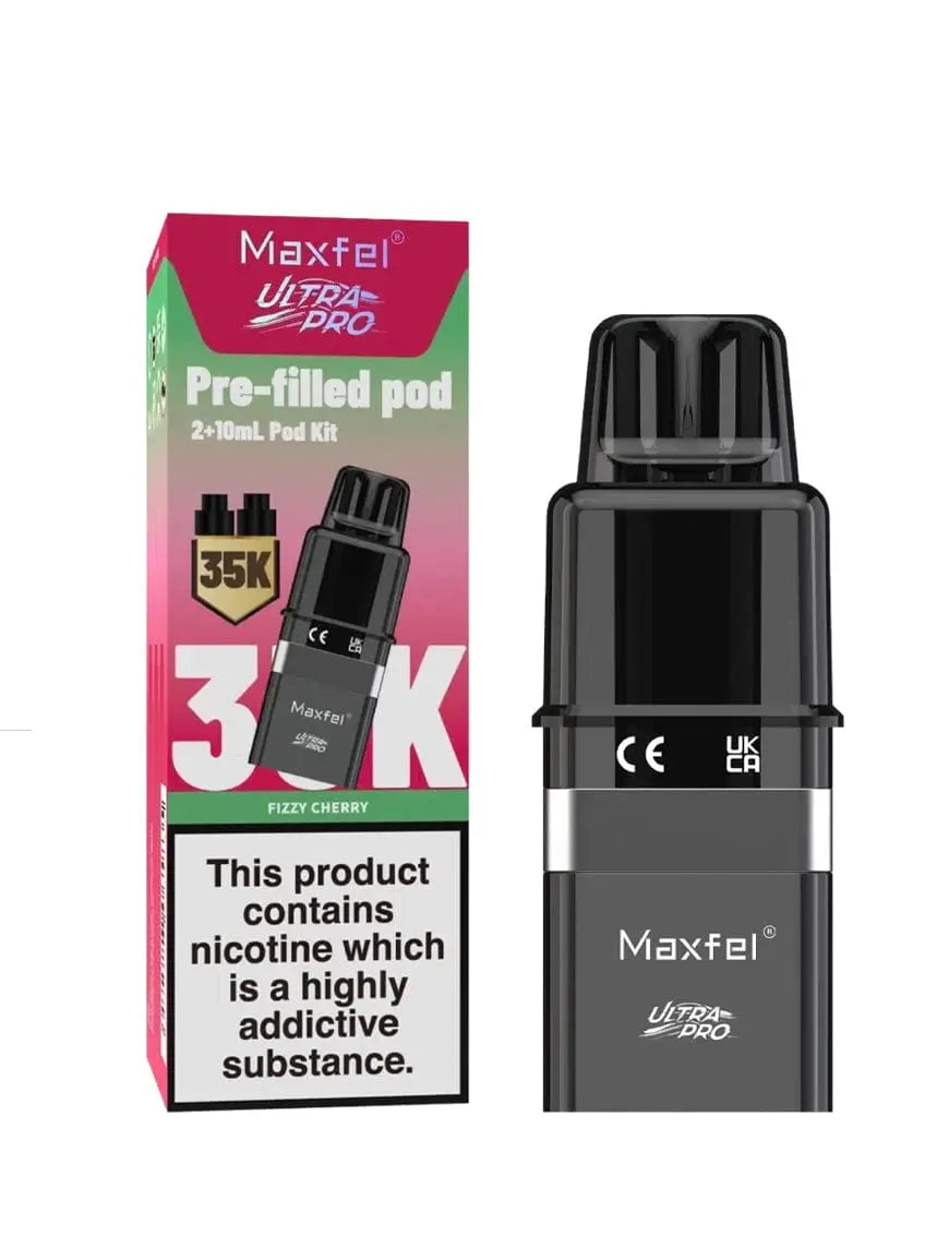 Maxfel Ultra Pro 35K Replacement Prefilled Pods Vape At Door