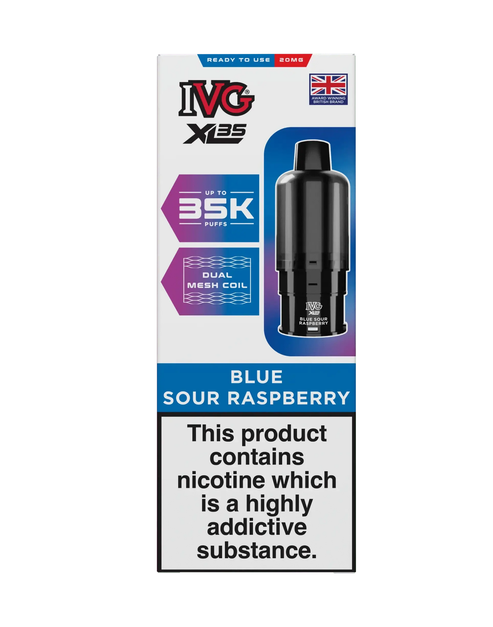 IVG XL 35K Prefilled Replacement Pods IVG