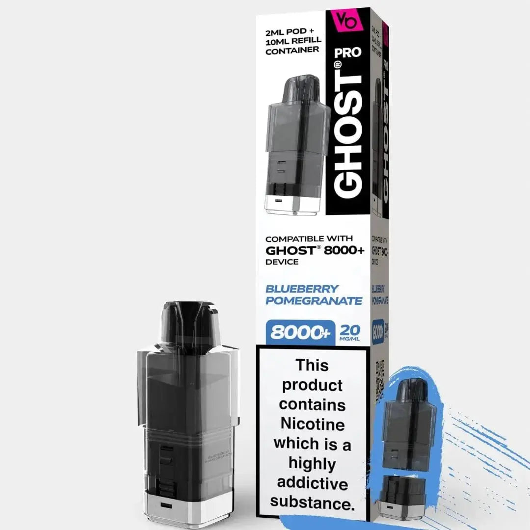 Vapes Bar Ghost Pro 8000+ Prefilled Replacement Pods Vape At Door