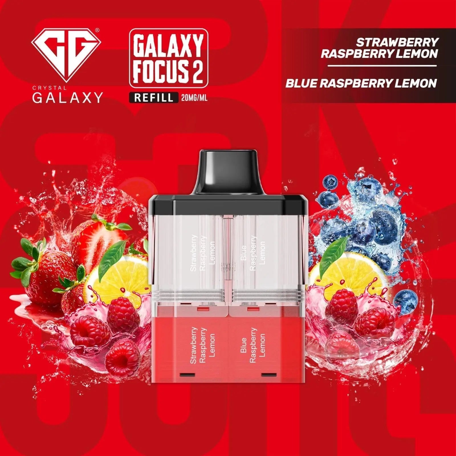 Crystal Galaxy Focus 2 30K Puffs Prefilled Replacement Pods Vape At Door