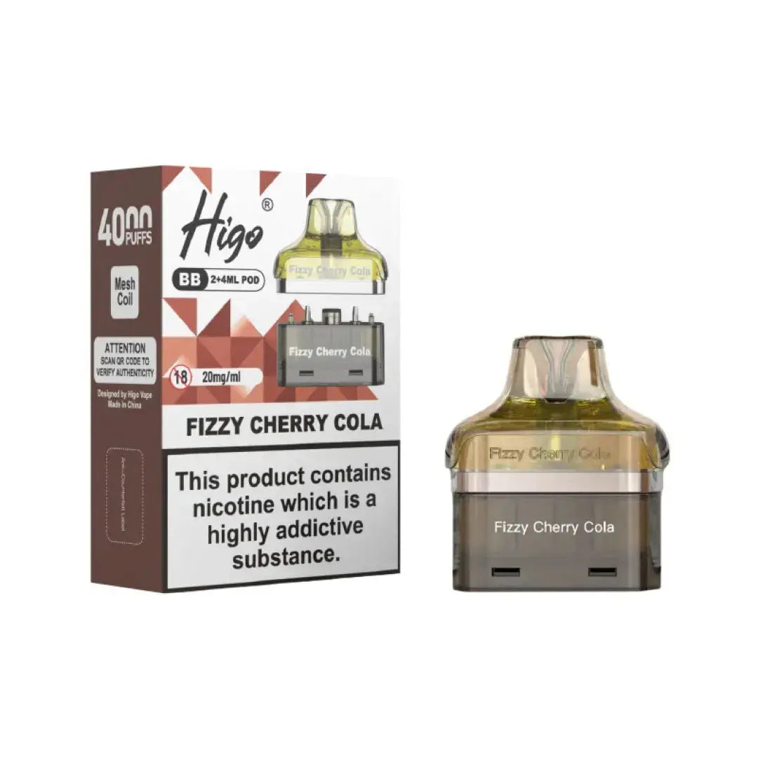 Crystal Higo BB 4000 Replacement Refill Pods Vape At Door