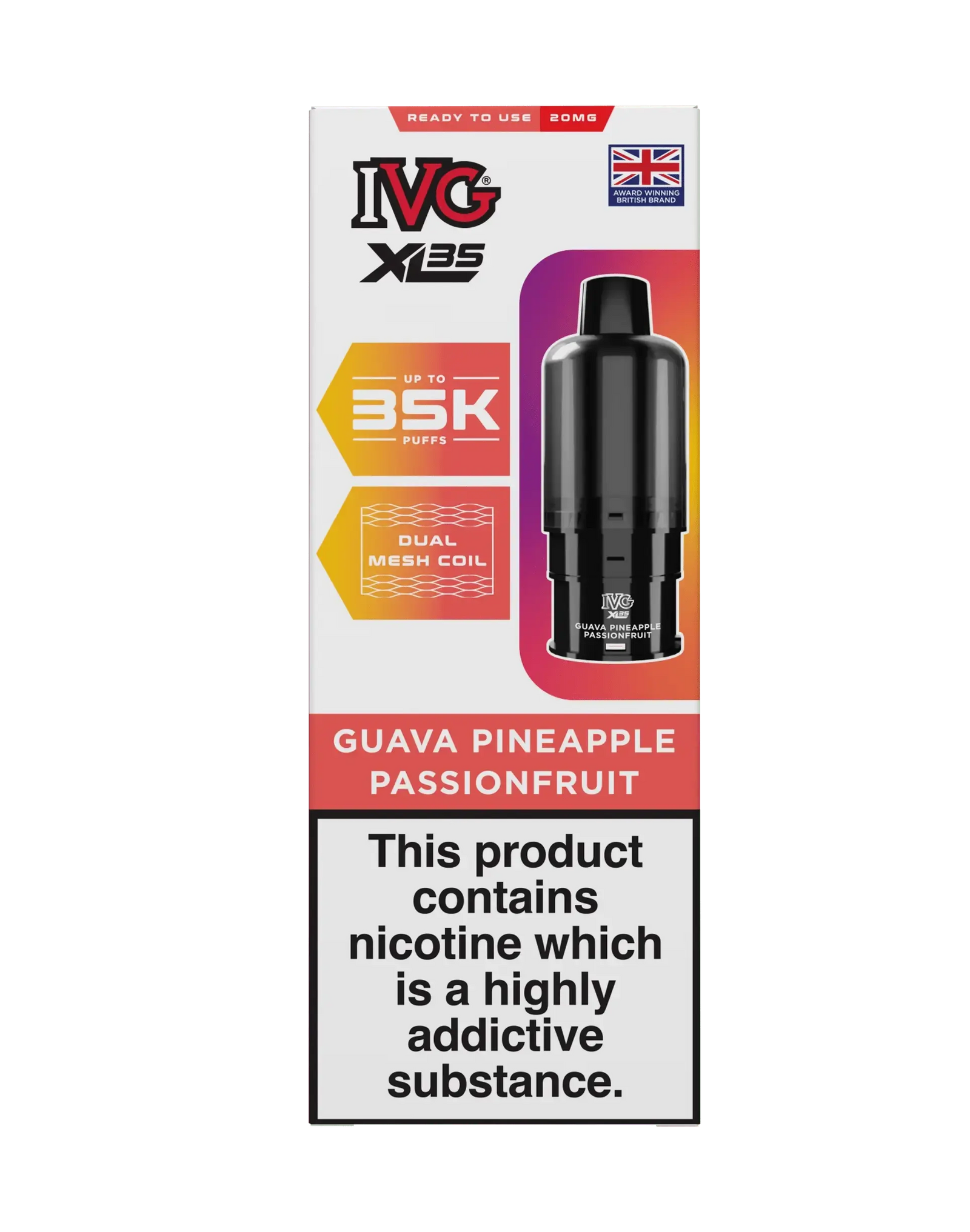 IVG XL 35K Prefilled Replacement Pods IVG