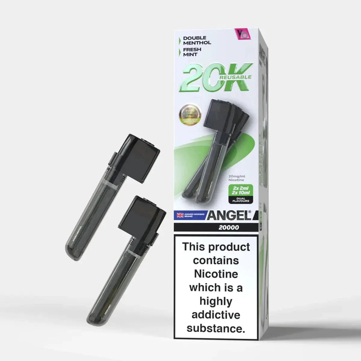 Vape Bars Angel 20k Replacement Pods (20,000 Puffs) Box of 10 Vape At Door
