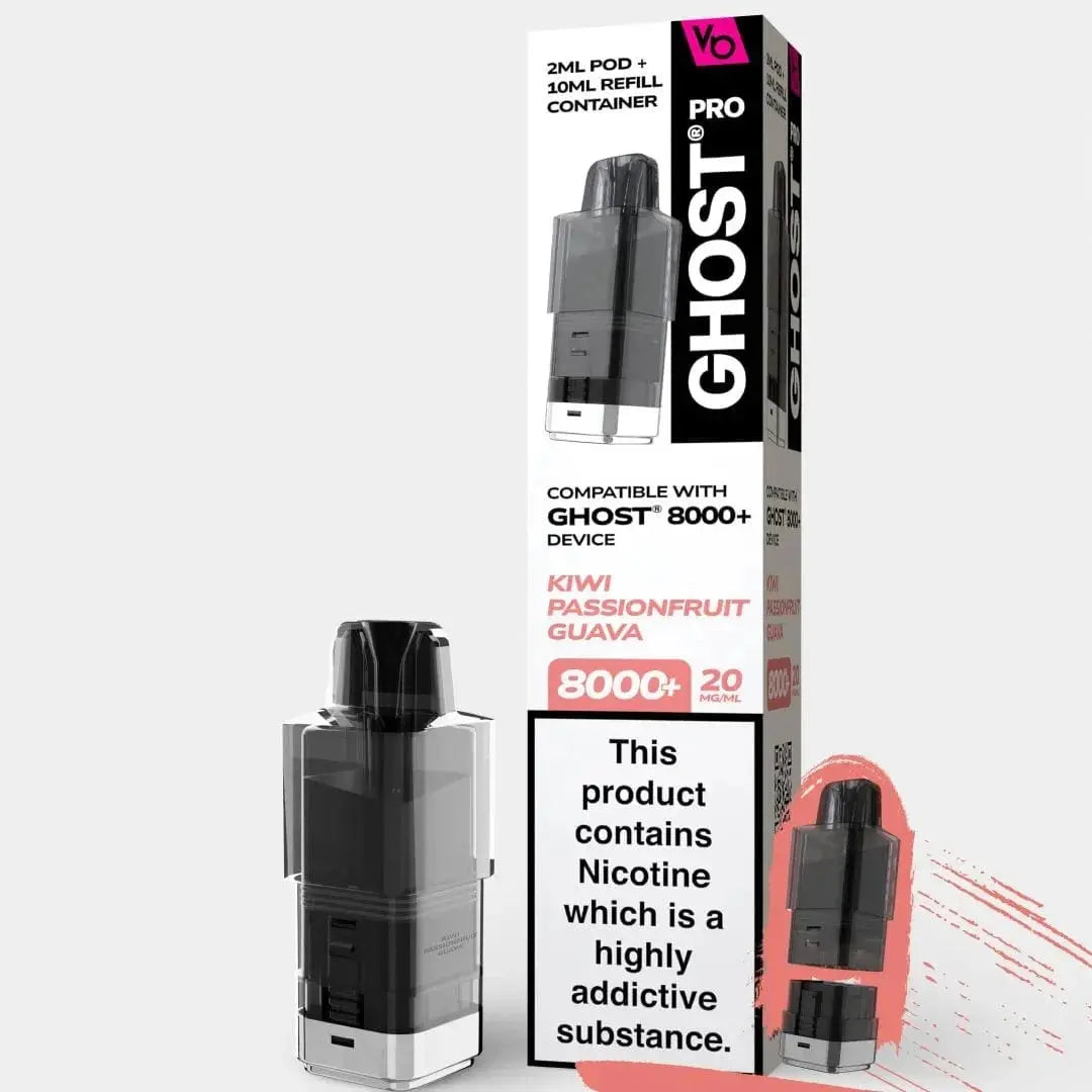 Vapes Bar Ghost Pro 8000+ Prefilled Replacement Pods Vape At Door